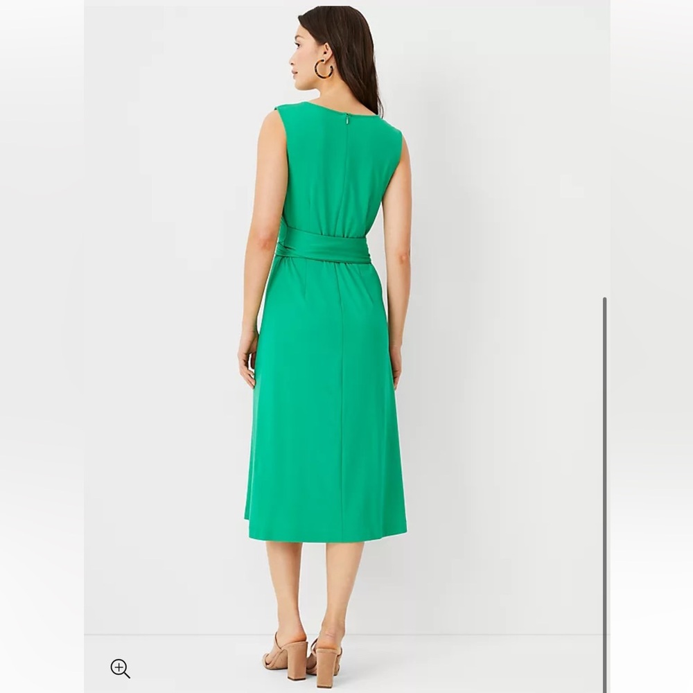 Ann Taylor Petite Tie Waist Sheath Dress 6P - Picture 2 of 2